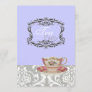 Search for tea time bridal shower invitations Alice in wonderland