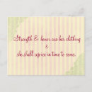 Search for strength postcards Women