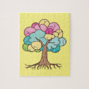 Search for tree roots puzzles Colourful