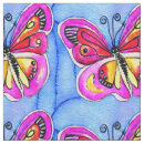Search for blue butterflies fabric Pattern