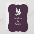 Search for plum and silver wedding invitations Purple