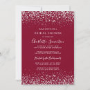 Search for burgundy and silver invitations Glam