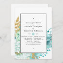 Search for mint rehearsal dinner invitations Wreath