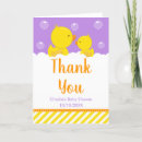 Search for ducky thank you cards Baby shower