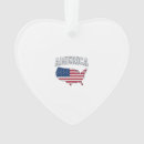 Search for map heart christmas tree decorations Americanflagshirt