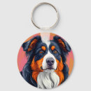Search for aussie round key rings Australian shepherd dog