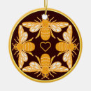 Search for bees christmas tree decorations Heart