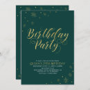 Search for modern 35th birthday invitations Gold