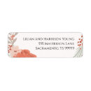 Search for fall return address labels weddings Floral