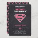 Search for supergirl invitations Girls super hero