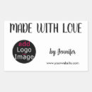 Search for company name stickers Advertising