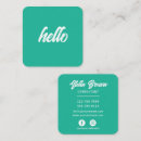 Search for hello business cards Unique