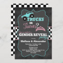 Search for truck gender reveal invitations Heels