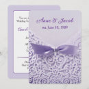 Search for purple vow renewal invitations Lavender