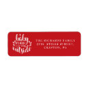 Search for baby its cold return address labels Cute