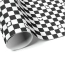 Search for black and white squares wrapping paper Check