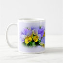 Search for purple pansy mugs Garden