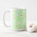 Search for green daisy mugs Cute