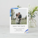 Search for abstract art 4x6 invitations Blue