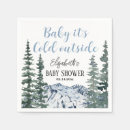 Search for baby its cold outside napkins Rustic