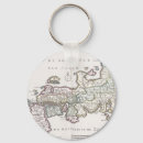 Search for antique map key rings Vintage