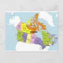 Search for canada map postcards America