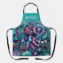 Search for blue octopus aprons Nautical