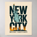 Search for famous landmarks posters Statue of liberty