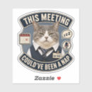 Search for funny office stickers Cat