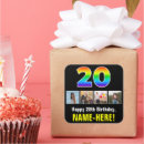 Search for 20th stickers 20 years old