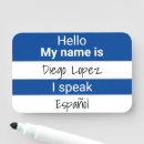 Search for reusable name tags Dry erase