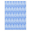 Search for blue and white pattern tablecloths Mediterranean