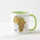 Search for africa map mugs Geography