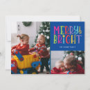 Search for colourful stripes cards Merry and bright