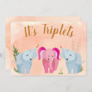 Search for triplet baby shower invitations Forest