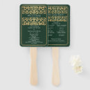 Search for green gold wedding programs Floral