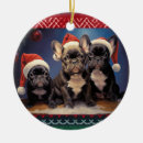 Search for french bulldog christmas decor Frenchie