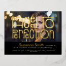 Search for letter birthday invitations Gold