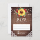 Search for red rose wedding rsvp cards Sunflower