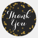 Search for gold confetti stickers Thank you