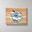 Search for seashells canvas prints Blue