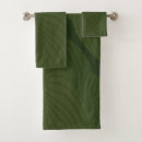 Search for green leaves bath towels Pattern