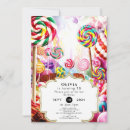 Search for candyland party invitations Watercolor