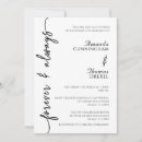 Search for always and forever wedding invitations Newly weds