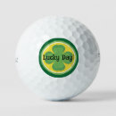 Search for shamrock golf balls Lucky charm
