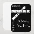 Search for movie star party invitations Hollywood