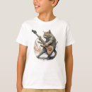 Search for cat playing guitar tshirts Funny