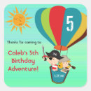 Search for vintage hot air balloon stickers Retro