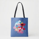 Search for elmo and cookie monster tote bags Kids