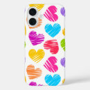 Search for doodle hearts iphone cases Heart pattern